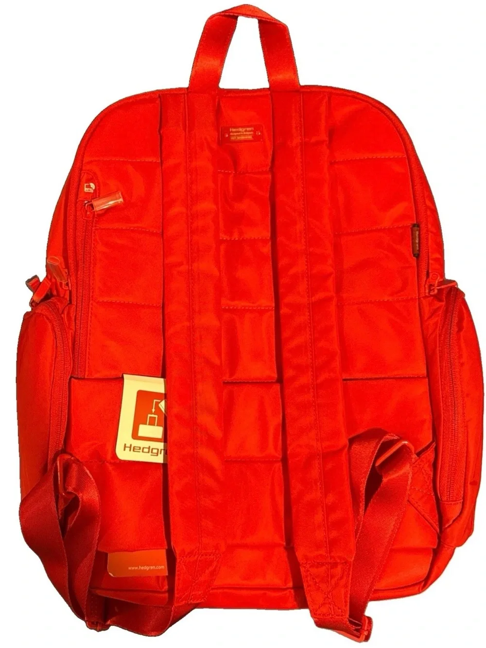 Hedgren RFID Vibrant Red Everyday Backpack New NWT